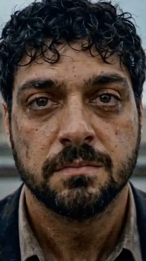 Retrato cinematográfico feito com IA